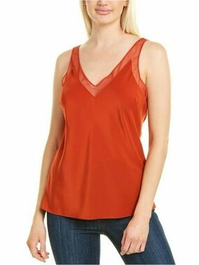 TED BAKER - LEIAA - Silk V-Neck Camisole Top Red - Ted Baker Size 1 - US 4